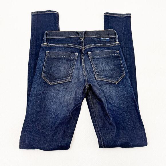 Goldsign Lure Skinny Jeans Super-Slim Faded Blue Size 24 $238 - Picture 7 of 8